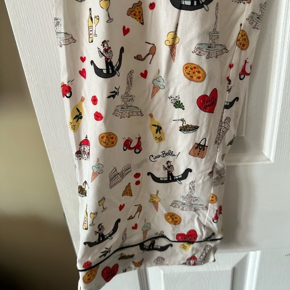 BedHead Pajama pants in That’s Amore fun Italian print, size large - Picture 5 of 7